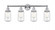 Dover - 4 Light - 32 inch - Polished Chrome - Bath Vanity Light (3442|616-4W-PC-G314)