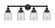 Bell - 4 Light - 32 inch - Matte Black - Bath Vanity Light (3442|616-4W-BK-G52)