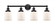 Bell - 4 Light - 32 inch - Matte Black - Bath Vanity Light (3442|616-4W-BK-G51)