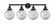 Beacon - 4 Light - 35 inch - Matte Black - Bath Vanity Light (3442|616-4W-BK-G202-8)