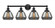 Fulton - 4 Light - 34 inch - Matte Black - Bath Vanity Light (3442|616-4W-BK-G173)