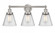 Cone - 3 Light - 24 inch - Brushed Satin Nickel - Bath Vanity Light (3442|616-3W-SN-G64)