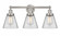 Cone - 3 Light - 24 inch - Brushed Satin Nickel - Bath Vanity Light (3442|616-3W-SN-G62)