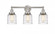 Bell - 3 Light - 23 inch - Brushed Satin Nickel - Bath Vanity Light (3442|616-3W-SN-G513)