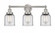 Bell - 3 Light - 23 inch - Brushed Satin Nickel - Bath Vanity Light (3442|616-3W-SN-G52)