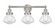 Olean - 3 Light - 25 inch - Brushed Satin Nickel - Bath Vanity Light (3442|616-3W-SN-G324)