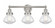 Olean - 3 Light - 25 inch - Brushed Satin Nickel - Bath Vanity Light (3442|616-3W-SN-G322)
