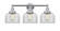 Bell - 3 Light - 26 inch - Polished Chrome - Bath Vanity Light (3442|616-3W-PC-G72)