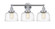 Bell - 3 Light - 26 inch - Polished Chrome - Bath Vanity Light (3442|616-3W-PC-G713)