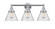 Cone - 3 Light - 26 inch - Polished Chrome - Bath Vanity Light (3442|616-3W-PC-G44)
