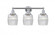 Colton - 3 Light - 24 inch - Polished Chrome - Bath Vanity Light (3442|616-3W-PC-G302)