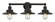 Railroad - 3 Light - 26 inch - Oil Rubbed Bronze - Bath Vanity Light (3442|616-3W-OB-M5-OB)