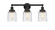 Bell - 3 Light - 23 inch - Matte Black - Bath Vanity Light (3442|616-3W-BK-G513)