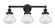 Olean - 3 Light - 25 inch - Matte Black - Bath Vanity Light (3442|616-3W-BK-G324)