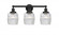 Colton - 3 Light - 24 inch - Matte Black - Bath Vanity Light (3442|616-3W-BK-G302)