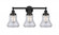 Bellmont - 3 Light - 24 inch - Matte Black - Bath Vanity Light (3442|616-3W-BK-G192)