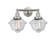 Oxford - 2 Light - 16 inch - Brushed Satin Nickel - Bath Vanity Light (3442|616-2W-SN-G532)
