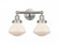 Olean - 2 Light - 16 inch - Brushed Satin Nickel - Bath Vanity Light (3442|616-2W-SN-G321)