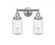Dover - 2 Light - 14 inch - Brushed Satin Nickel - Bath Vanity Light (3442|616-2W-SN-G314)