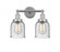 Bell - 2 Light - 14 inch - Polished Chrome - Bath Vanity Light (3442|616-2W-PC-G54)