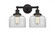 Bell - 2 Light - 17 inch - Oil Rubbed Bronze - Bath Vanity Light (3442|616-2W-OB-G72)