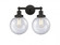 Beacon - 2 Light - 17 inch - Oil Rubbed Bronze - Bath Vanity Light (3442|616-2W-OB-G204-8)