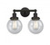 Beacon - 2 Light - 15 inch - Oil Rubbed Bronze - Bath Vanity Light (3442|616-2W-OB-G204-6)