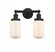 Dover - 2 Light - 14 inch - Matte Black - Bath Vanity Light (3442|616-2W-BK-G311)