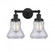 Bellmont - 2 Light - 15 inch - Matte Black - Bath Vanity Light (3442|616-2W-BK-G192)
