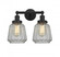 Chatham - 2 Light - 16 inch - Matte Black - Bath Vanity Light (3442|616-2W-BK-G142)