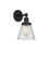 Cone - 1 Light - 6 inch - Matte Black - Sconce (3442|616-1W-BK-G62)