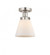 Cone - 1 Light - 6 inch - Brushed Satin Nickel - Semi-Flush Mount (3442|616-1F-SN-G61)