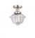 Oxford - 1 Light - 7 inch - Brushed Satin Nickel - Semi-Flush Mount (3442|616-1F-SN-G532)