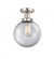 Beacon - 1 Light - 8 inch - Brushed Satin Nickel - Semi-Flush Mount (3442|616-1F-SN-G202-8)