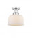 Bell - 1 Light - 8 inch - Polished Chrome - Semi-Flush Mount (3442|616-1F-PC-G71)