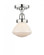 Olean - 1 Light - 7 inch - Polished Chrome - Semi-Flush Mount (3442|616-1F-PC-G321)