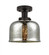 Bell - 1 Light - 8 inch - Oil Rubbed Bronze - Semi-Flush Mount (3442|616-1F-OB-G78)