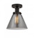 Cone - 1 Light - 8 inch - Oil Rubbed Bronze - Semi-Flush Mount (3442|616-1F-OB-G43)