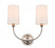 Giselle - 2 Light - 15 inch - Brushed Satin Nickel - Sconce (3442|372-2W-SN-S1-LED)
