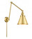 Appalachian - 1 Light - 8 inch - Satin Gold -Adjustable Swing Arm (3442|238-SG-M13-SG-LED)