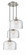 Cone - 3 Light - 18 inch - Brushed Satin Nickel - Cord hung - Multi Pendant (3442|113F-3P-SN-G72-L)