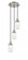 Dover - 3 Light - 11 inch - Brushed Satin Nickel - Cord hung - Multi Pendant (3442|113F-3P-SN-G312)