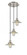 Halophane - 3 Light - 16 inch - Brushed Satin Nickel - Cord hung - Multi Pendant (3442|113F-3P-SN-G2)