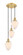 Bullet - 3 Light - 14 inch - Satin Gold - Cord hung - Multi Pendant (3442|113F-3P-SG-G661-7)