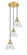 Cone - 3 Light - 14 inch - Satin Gold - Cord hung - Multi Pendant (3442|113F-3P-SG-G44)