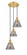 Cone - 3 Light - 14 inch - Satin Gold - Cord hung - Multi Pendant (3442|113F-3P-SG-G43)