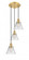 Cone - 3 Light - 14 inch - Satin Gold - Cord hung - Multi Pendant (3442|113F-3P-SG-G42)