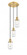 Dover - 3 Light - 11 inch - Satin Gold - Cord hung - Multi Pendant (3442|113F-3P-SG-G312)