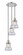 Bellmont - 3 Light - 13 inch - Polished Nickel - Cord hung - Multi Pendant (3442|113F-3P-PN-G194)