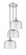 Cone - 3 Light - 18 inch - Polished Chrome - Cord hung - Multi Pendant (3442|113F-3P-PC-G74-L)